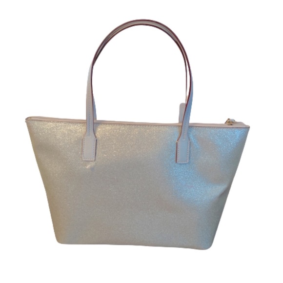 Kate Spade Haven Lane Hani Silver Glitter Bag - Picture 3 of 8